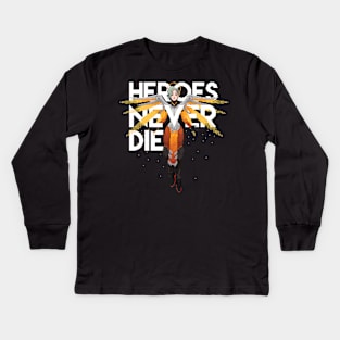 Heroes Never Die Kids Long Sleeve T-Shirt